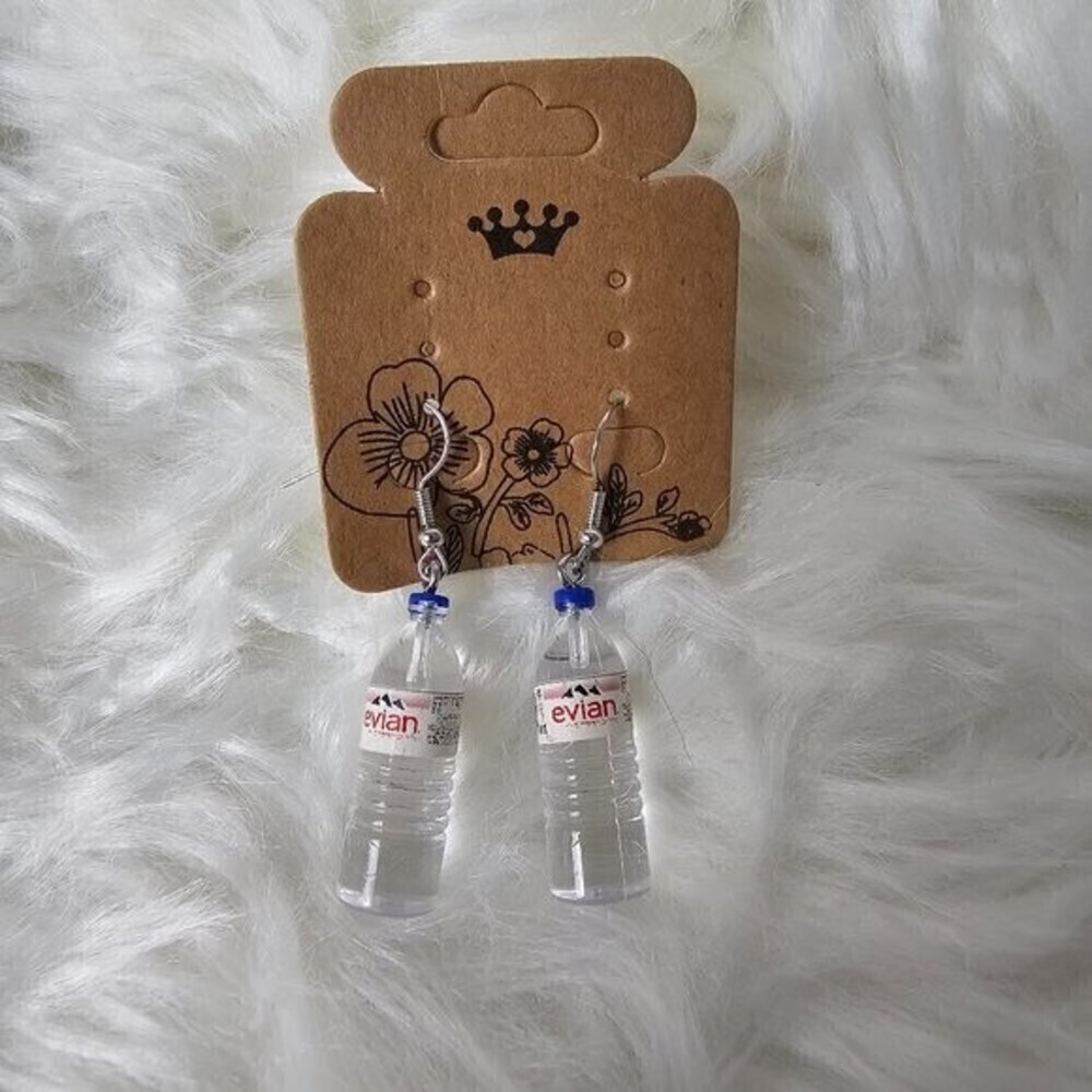 🏆022 Acrylic Earrings Tiny Water Bottle Jewelry